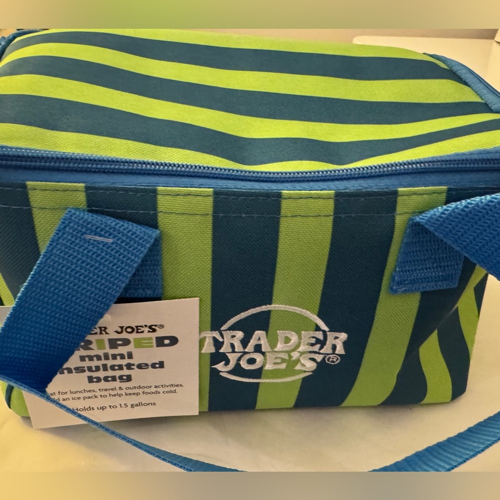 Trader Joe’s NEW RELEASE Striped Insulated Bag